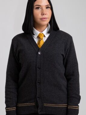 Harry Potter Hufflepuff Scottish Lambswool Cardigan